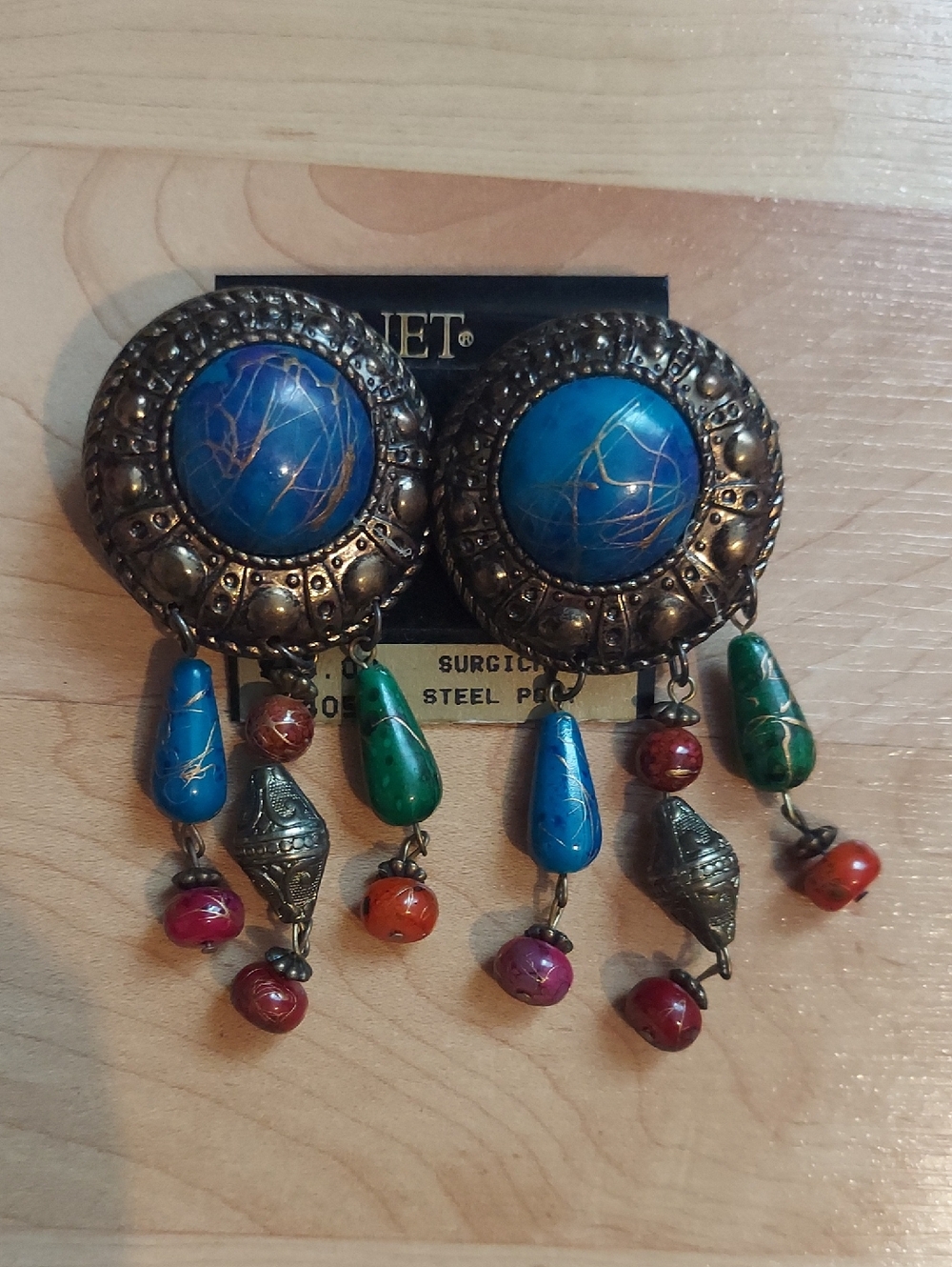 Vintage Colorful Earrings